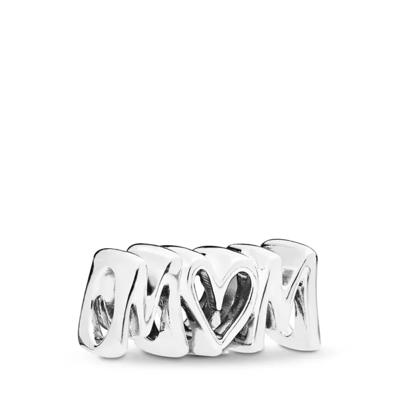 (slika za) PANDORA Obesek Mom Script - 797778 - Slika izdelka