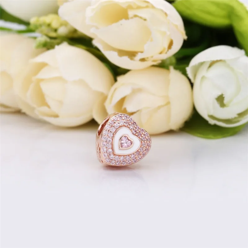 (slika za) PANDORA obesek Srčki na srčkih - 788097NPR - Ogled 3