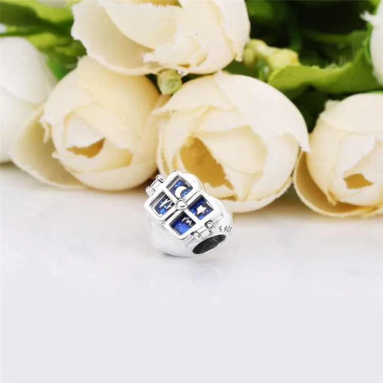 PANDORA obesek za okna v obliki srca - 798006EN63
