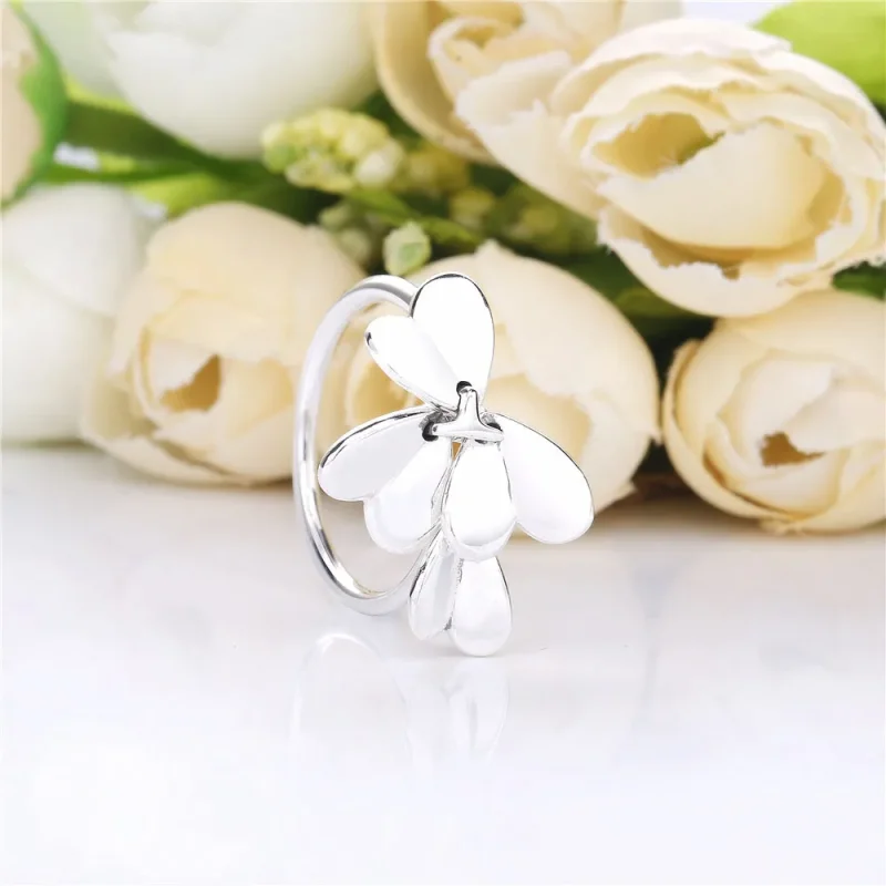 (slika za) PANDORA prstan s premikajočo se deteljico - 197949 - Ogled 2