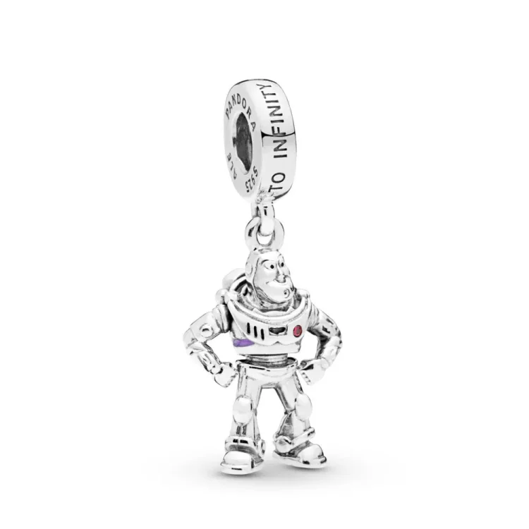 PANDORA Viseči obesek Disney, Svet igrač Buzz - 798042CZR