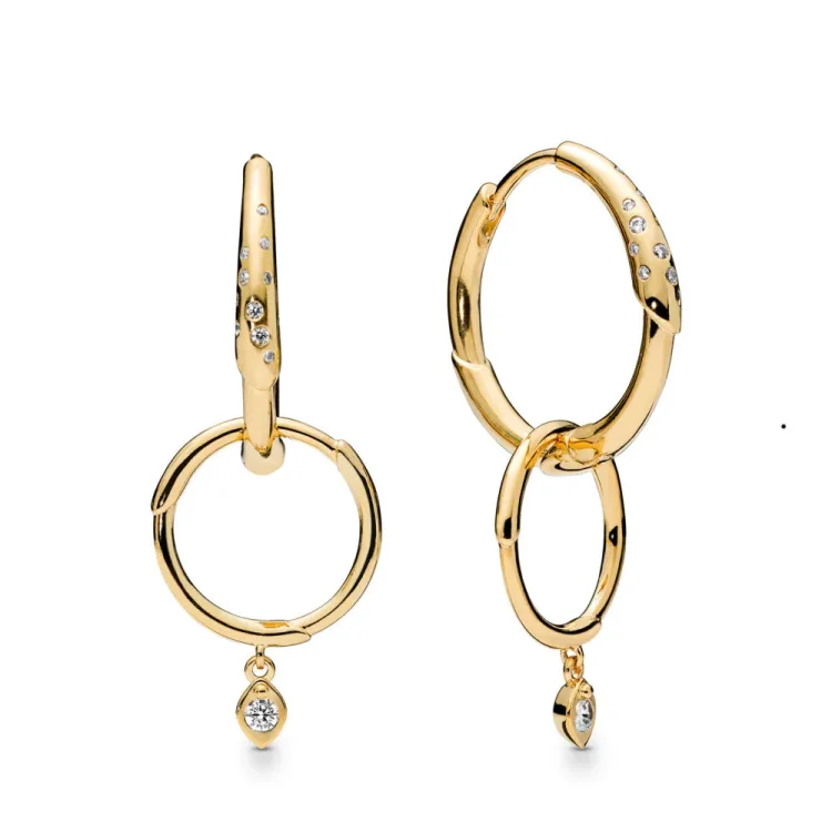 Uhani s cvetnimi stebli, Pandora Shine™ - 267927CZ