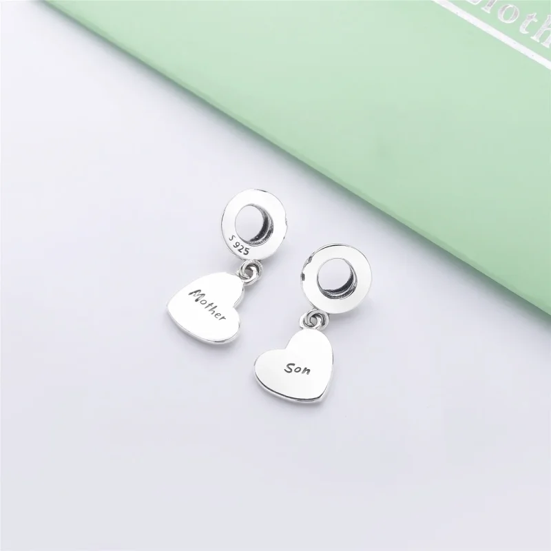 (slika za) Viseči obesek PANDORA Mother & Daughter Love - 787783EN16 - Ogled 4