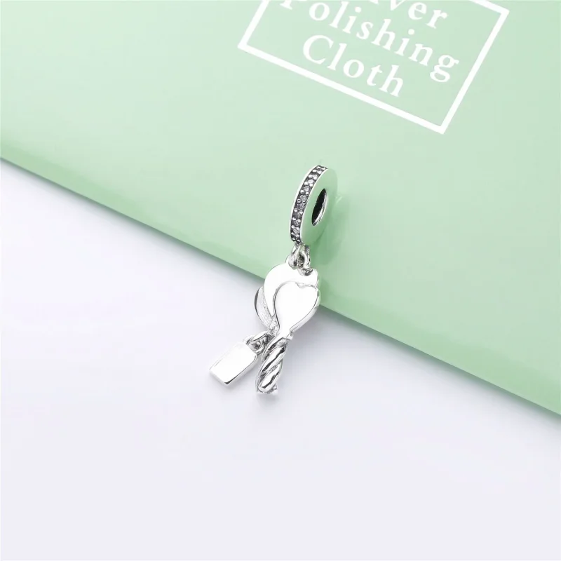 (slika za) Viseči obesek z baloni v obliki srca PANDORA - 798076CZ - Ogled 4