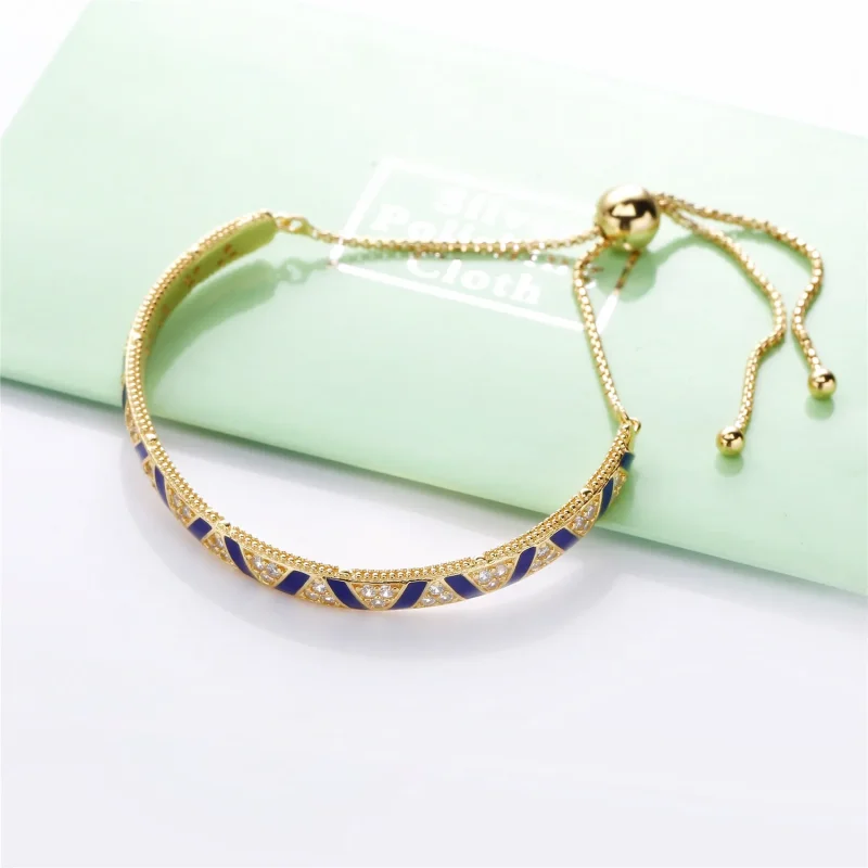 (slika za) Zapestnica z eksotičnimi kamni in črtami, Pandora Shine™ - 568051CZ - Ogled 3