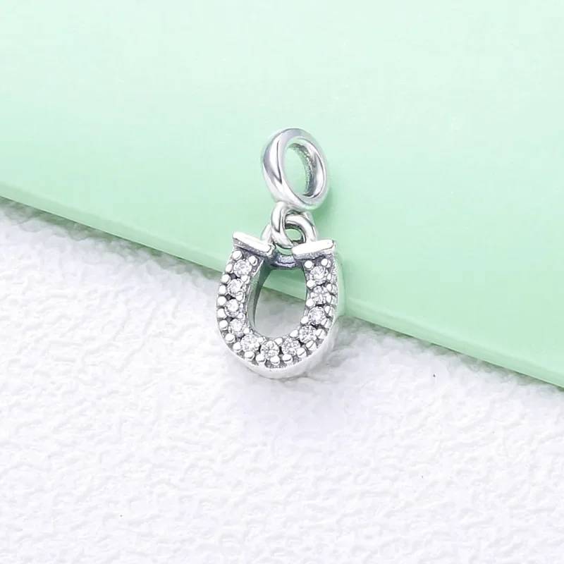 (slika za) Mini viseča podkev Pandora ME - 798379CZ - Ogled 2