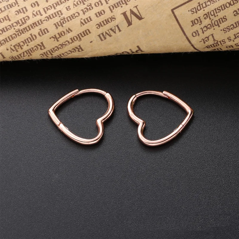 (slika za) PANDORA Asimetrični uhani v obliki srca - 288307 - Ogled 2