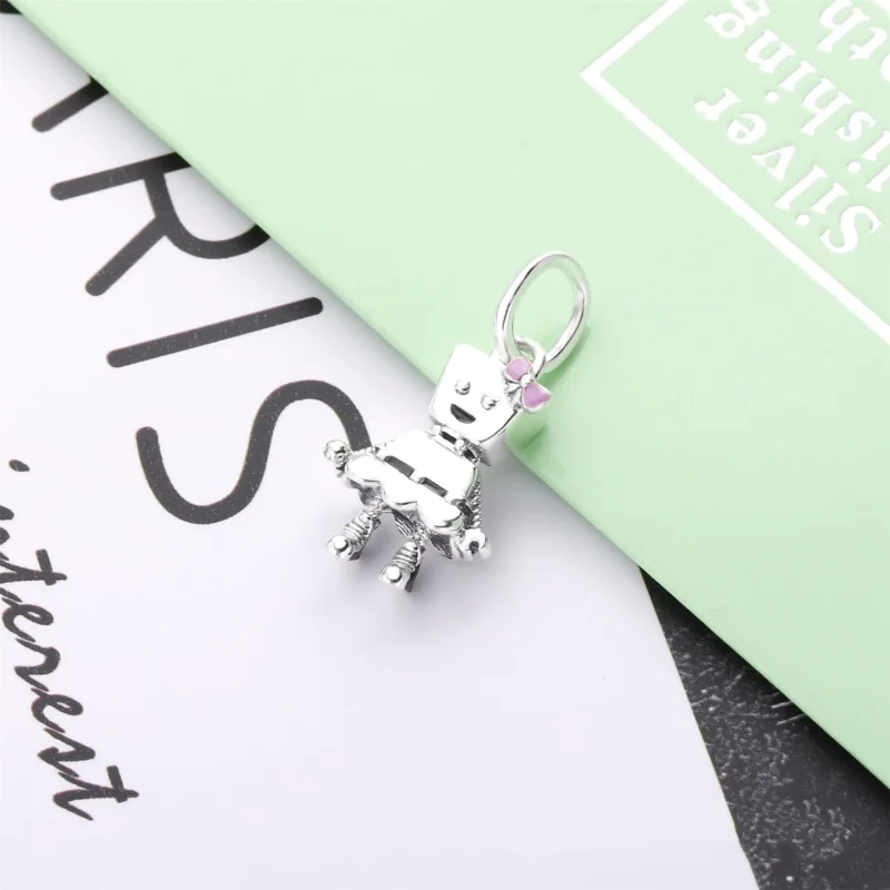 (slika za) PANDORA Bella Bot Punk Band viseči obesek - 798245ENMX - Ogled 2