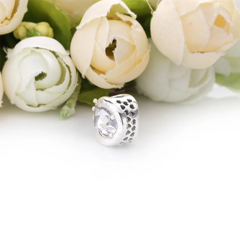 (slika za) PANDORA Clear Sparkling Crown O Charm - 798266CZ - Ogled 4