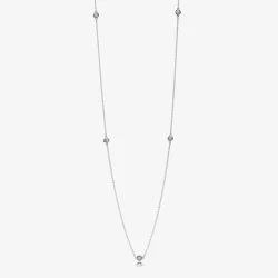 PANDORA Dazzling Dainty Droplets ogrlica - 590525CZ
