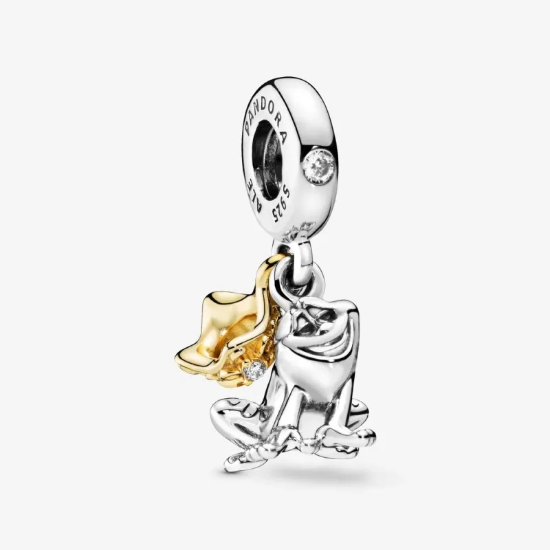 (slika za) Pandora Disney Frog Prince Naveen Dangle - 768235CZ - Slika izdelka