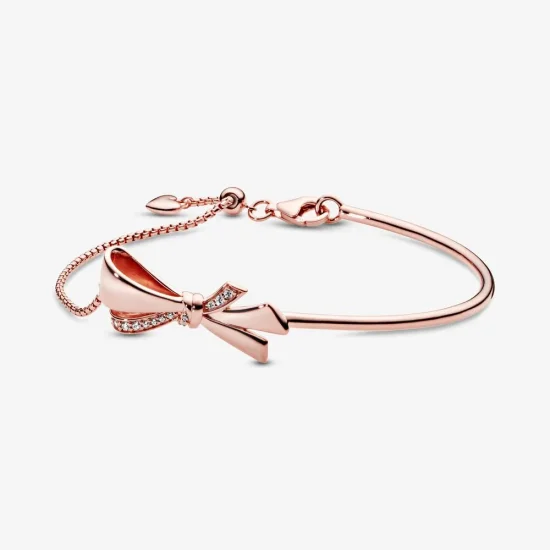 (slika za) PANDORA drsna zapestnica s pentljo - 587242CZ