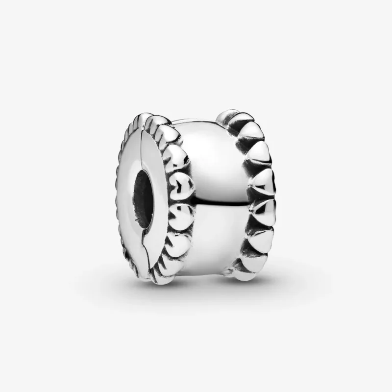 (slika za) PANDORA Obesek s sponkami v obliki srčkov - 798560C00 - Slika izdelka