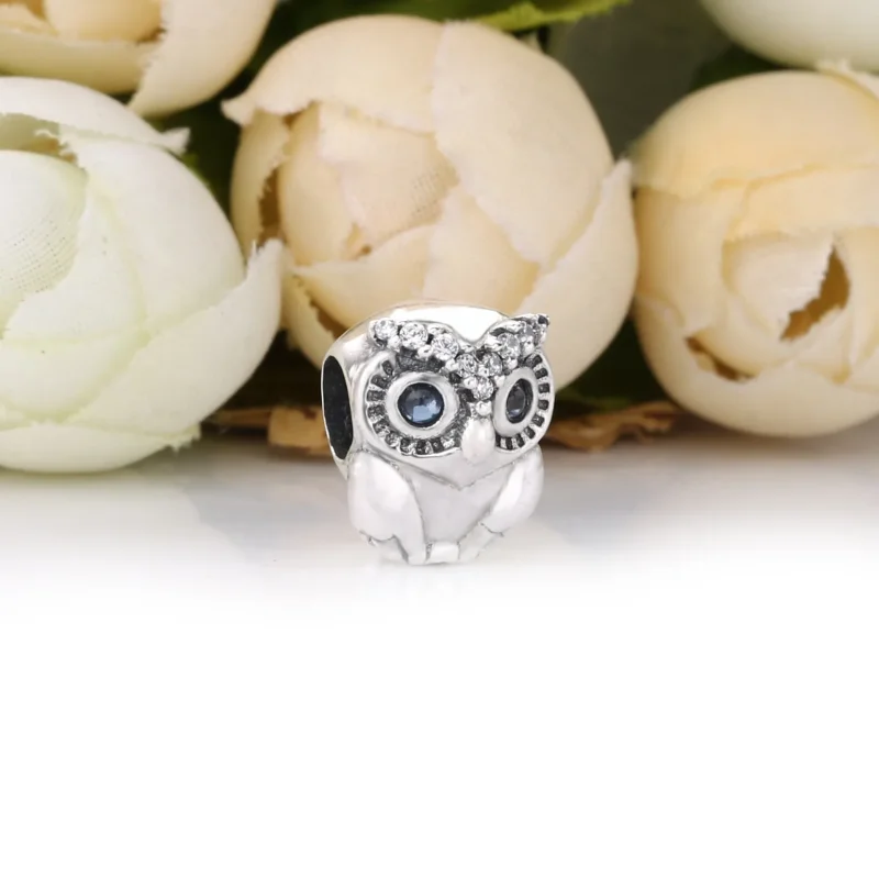 (slika za) PANDORA Obesek Svetlikajoča sova - 798397NBCB - Ogled 3