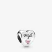 PANDORA Obesek Wife Love Heart Charm - 798249PCZ