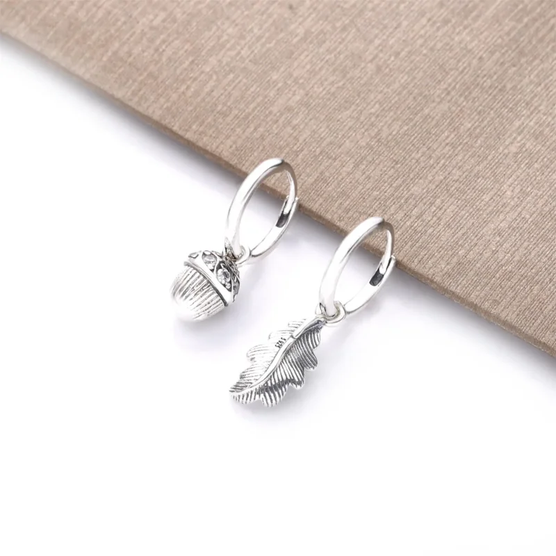 (slika za) PANDORA obročki iz želodovih listov - 298603C01 - Ogled 4