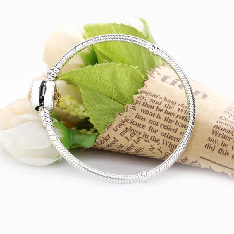 (slika za) Pandora srebrne zapestnice z verižico s kompasom ljubezni - 598538C01_P - Ogled 5