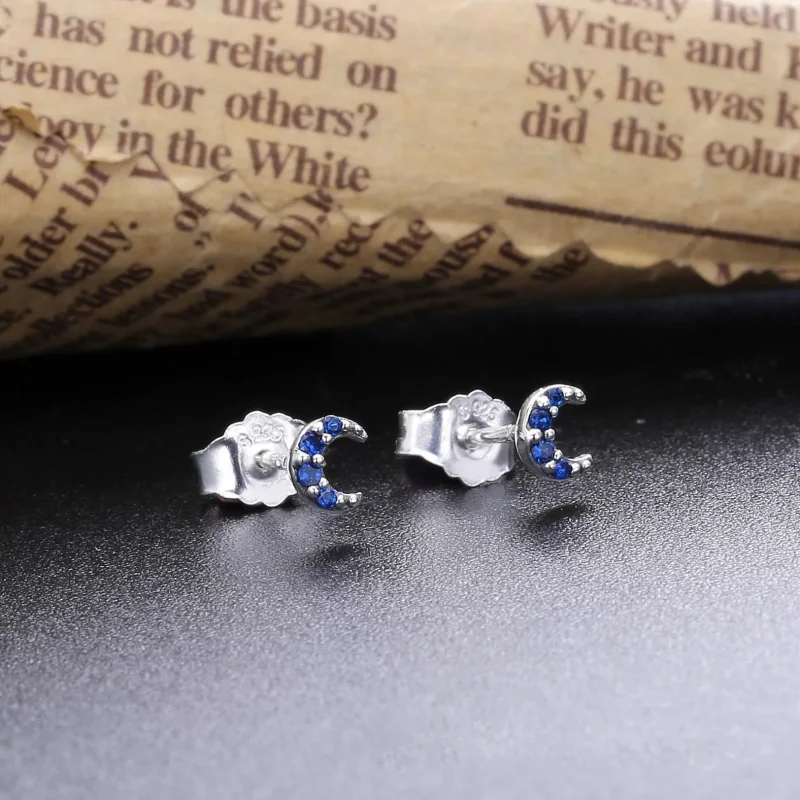 (slika za) PANDORA Uhani My Moon Single Stud - 298534C01 - Ogled 2