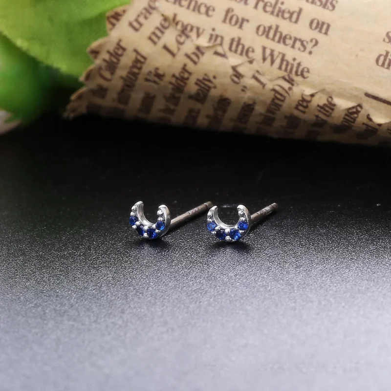 (slika za) PANDORA Uhani My Moon Single Stud - 298534C01 - Ogled 3