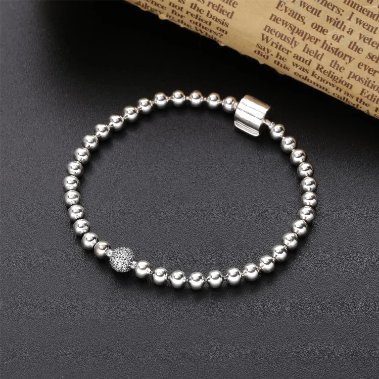 PANDORA Zapestnica s perlicami v stilu pavé - 598342CZ