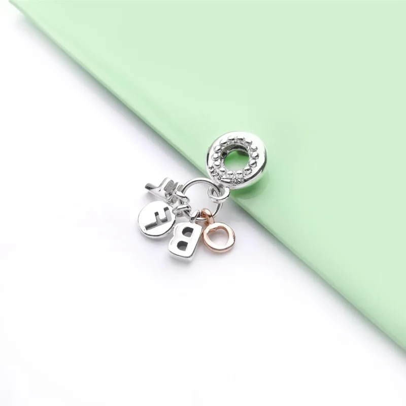 (slika za) Viseči obesek PANDORA Best Friends Forever Letters - 788165NCC - Ogled 3