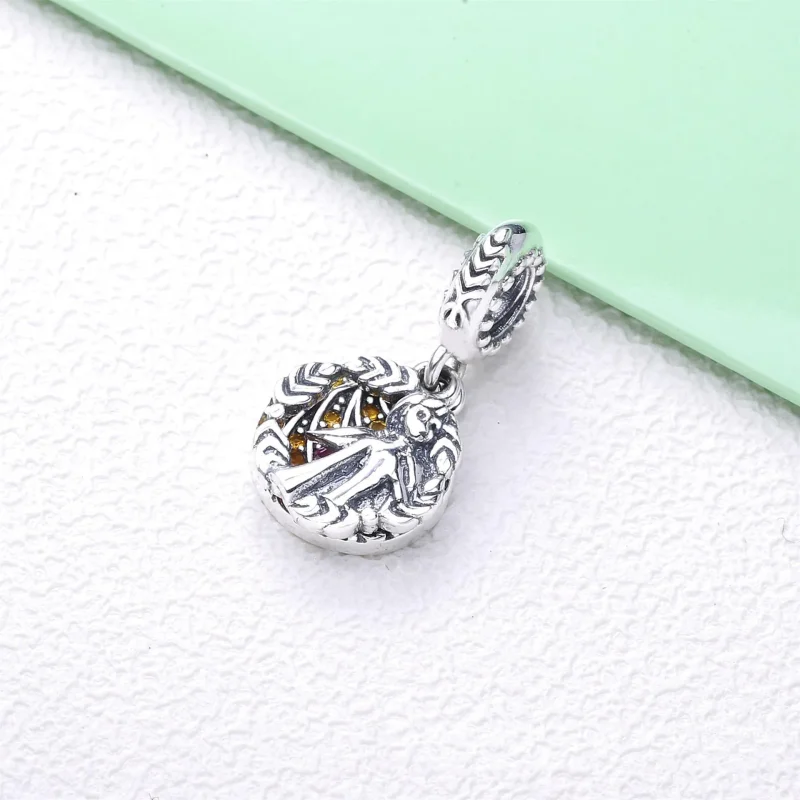 (slika za) Viseči obesek PANDORA Disney Frozen Anna - 798457C01 - Ogled 4