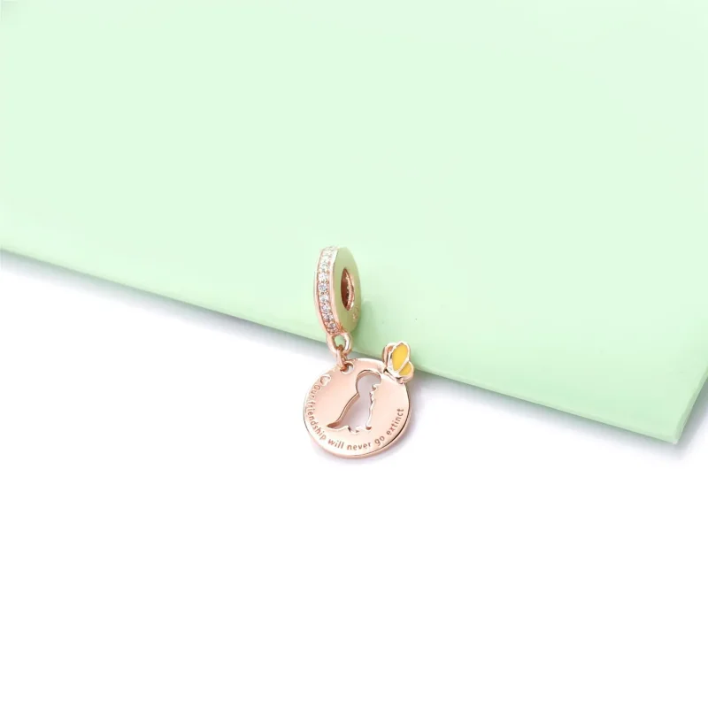 (slika za) Viseči obesek prijateljstva z metuljem dinozavra PANDORA - 788180CZ - Ogled 2