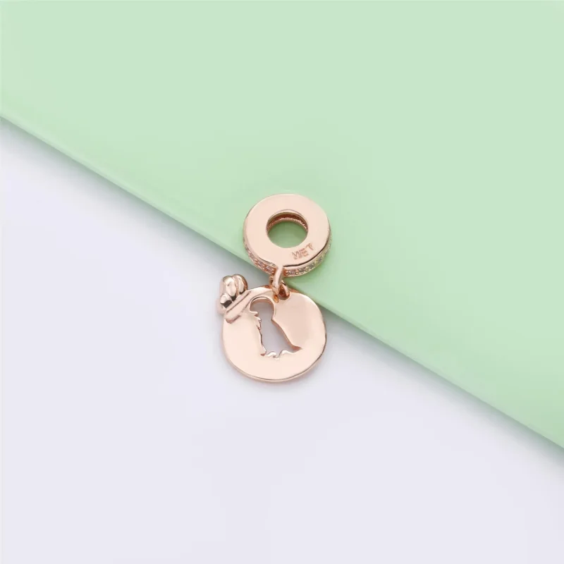 (slika za) Viseči obesek prijateljstva z metuljem dinozavra PANDORA - 788180CZ - Ogled 4