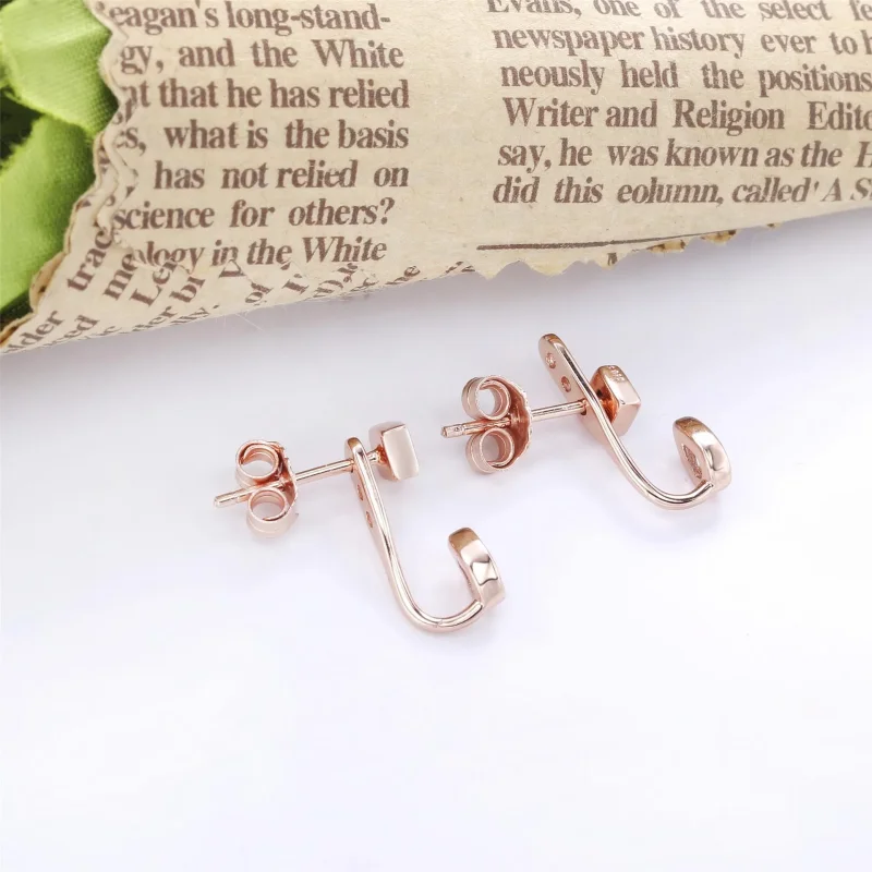 (slika za) Geometrijske oblike Pandora, prozorni uhani CZ - 288509C01 - Ogled 2