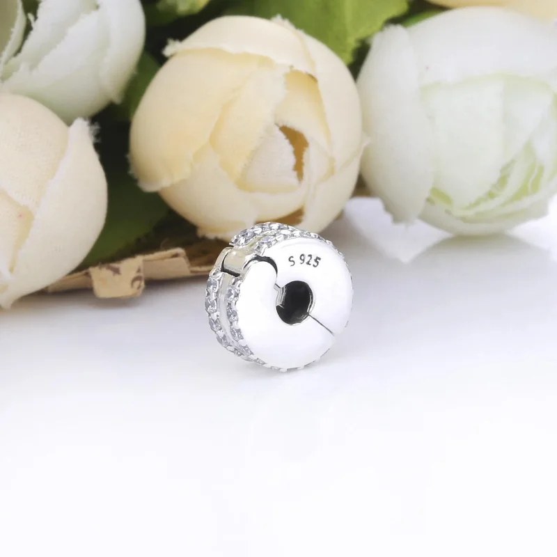 (slika za) PANDORA dvojno podloženi obesek za sponke Pavé - 798422C01 - Ogled 3