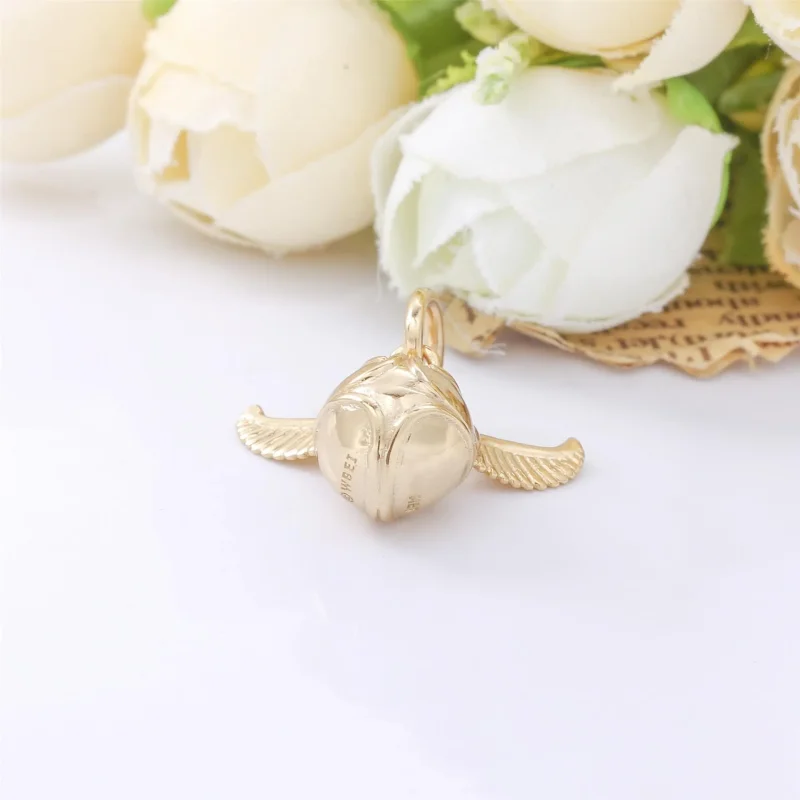 (slika za) PANDORA Harry Potter zlati obesek snitch - 368618C00 - Ogled 5