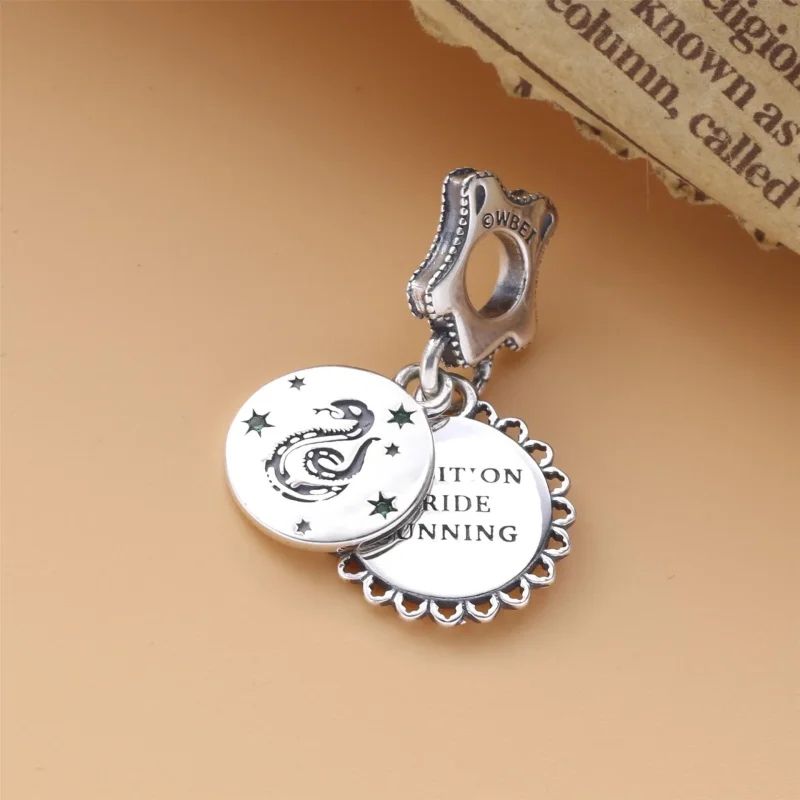 (slika za) PANDORA viseči obesek Harry Potter, Slytherin - 798620C01 - Ogled 2