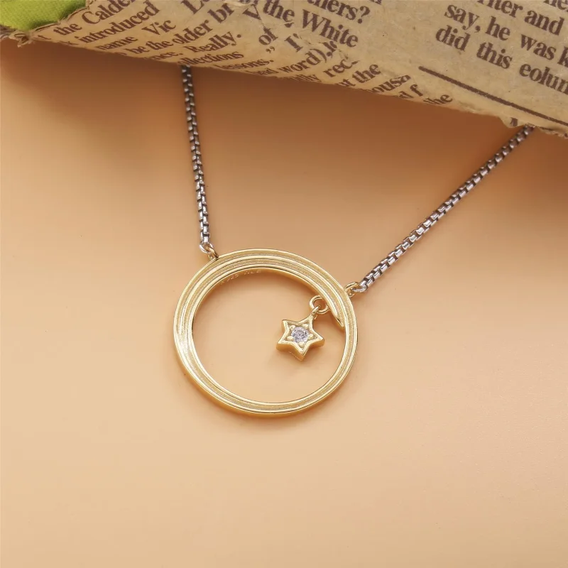 (slika za) Ogrlica PANDORA Celestial Shooting Star - 368515C01 - Ogled 2