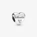 PANDORA Obesek Auntie Love Heart Charm - 798261CZ