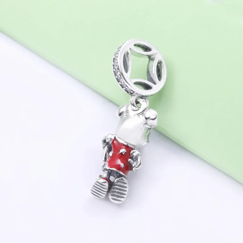 (slika za) Viseči obesek PANDORA Disney Minnie Mouse - 798636C01 - Ogled 3