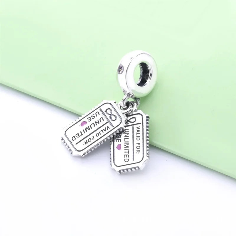 (slika za) Viseči obesek s kuponom ljubezni PANDORA - 798703C01 - Ogled 3