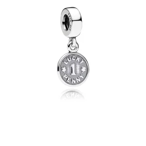 Obesek z obeskom Pandora Lucky Penny - 791298 (slika za) Obesek z obeskom Pandora Lucky Penny - 791298