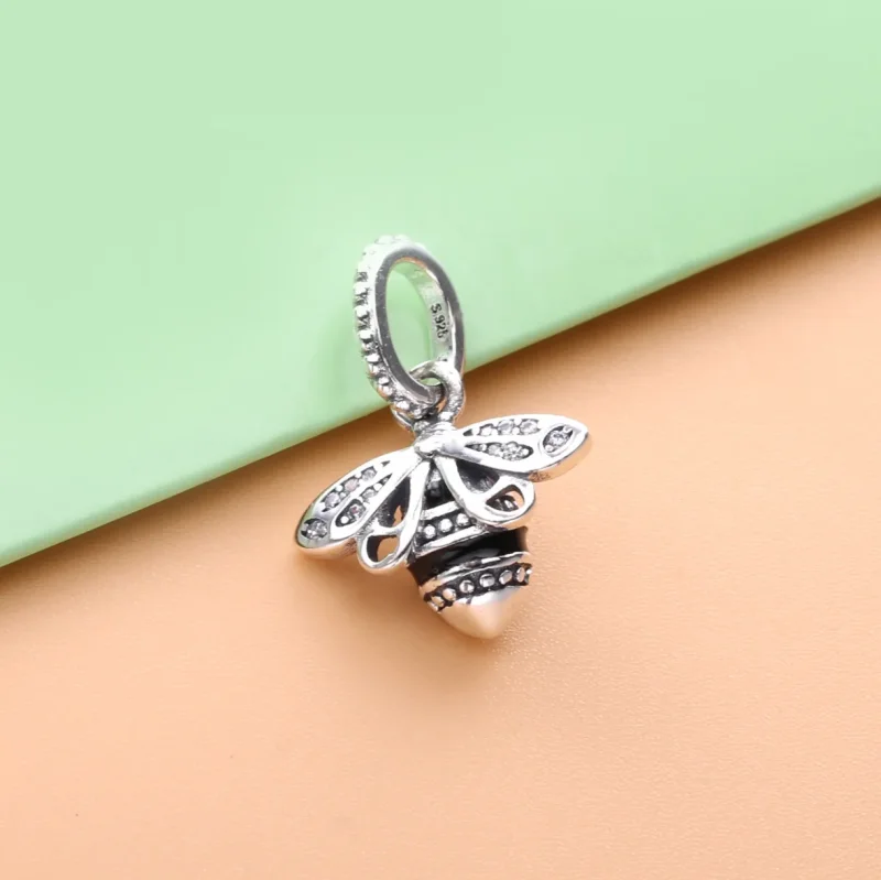 (slika za) PANDORA Bleščeči obesek Queen Bee - 398840C01 - Ogled 2