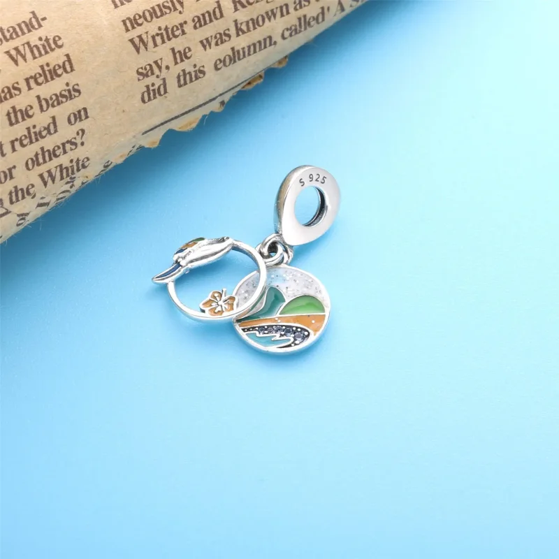 (slika za) PANDORA Brazilska plaža in papiga - 798919C01 - Ogled 3