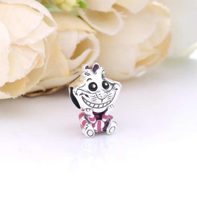 PANDORA Disney Alica v čudežni deželi Obesek Cheshire Cat - 798850C01