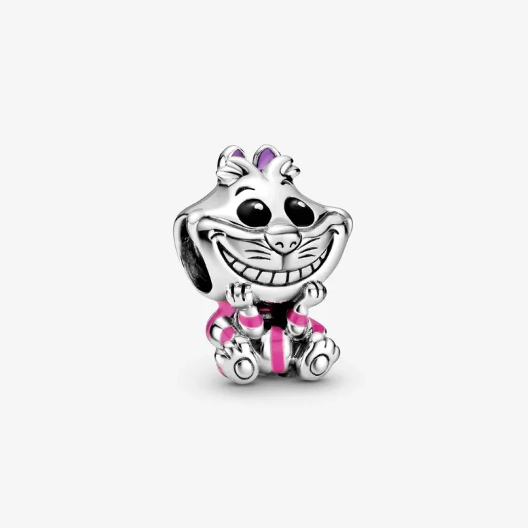 PANDORA Disney Alica v čudežni deželi Obesek Cheshire Cat - 798850C01