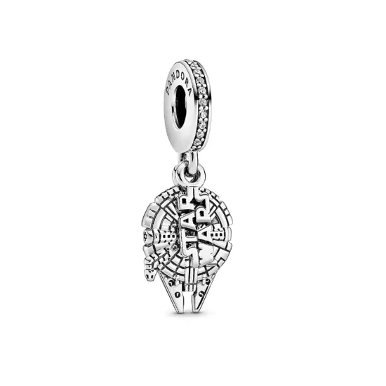 (slika za) Pandora Disney Parks Star Wars Millennium Falcon Dangle - P400920713941