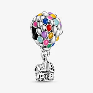 (slika za) PANDORA Disney Pixar Up House & Balloons Charm - 798962C01