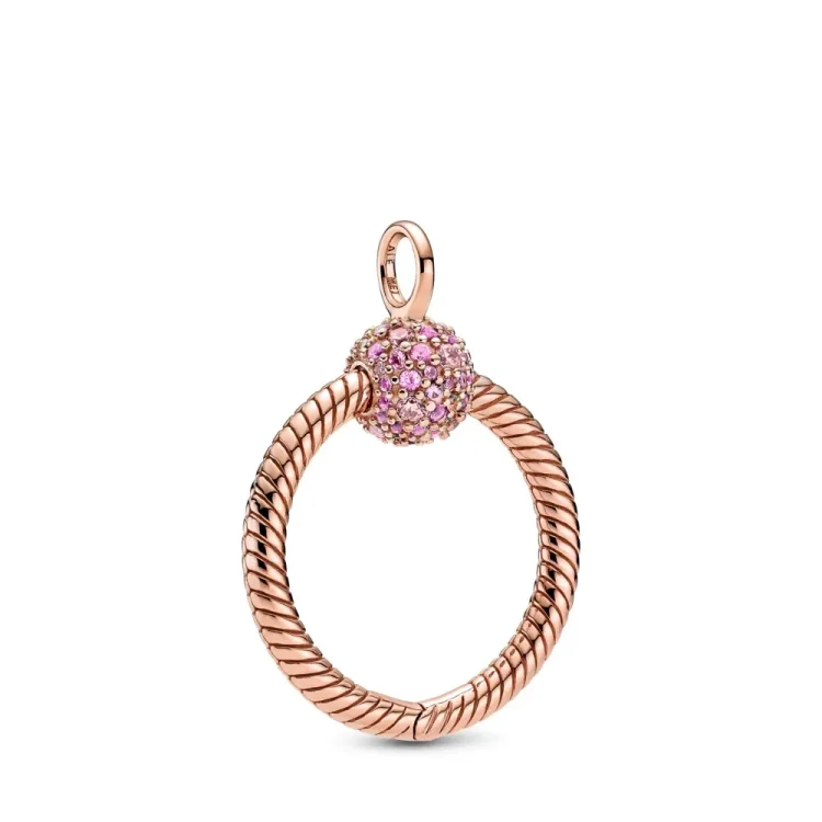 Pandora Moments majhen Pavé O obesek - 389097C01