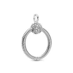 (slika za) Pandora Moments majhen Pavé O obesek - 399097C01