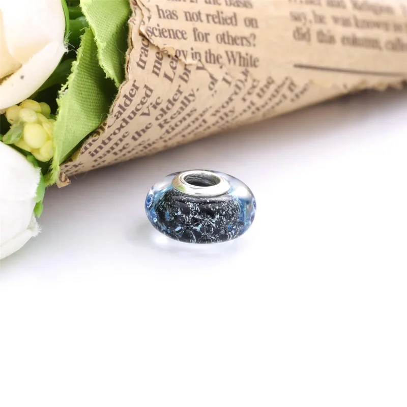 (slika za) PANDORA Obesek z modrim muranskim steklom - 798938C00 - Ogled 3