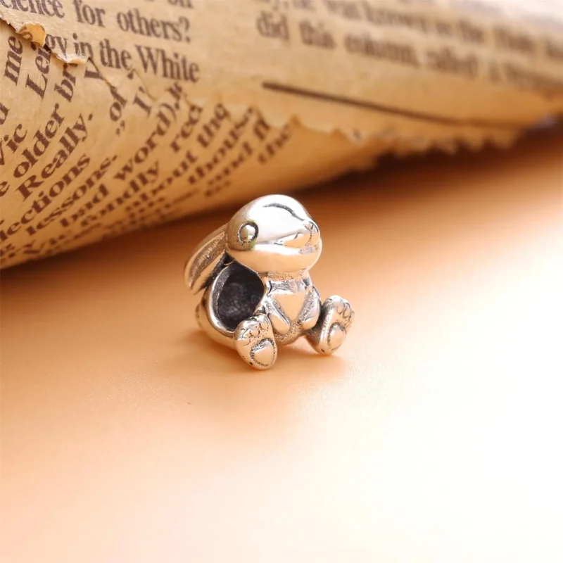 (slika za) PANDORA Obesek zajčice Nini - 798763C00 - Ogled 2