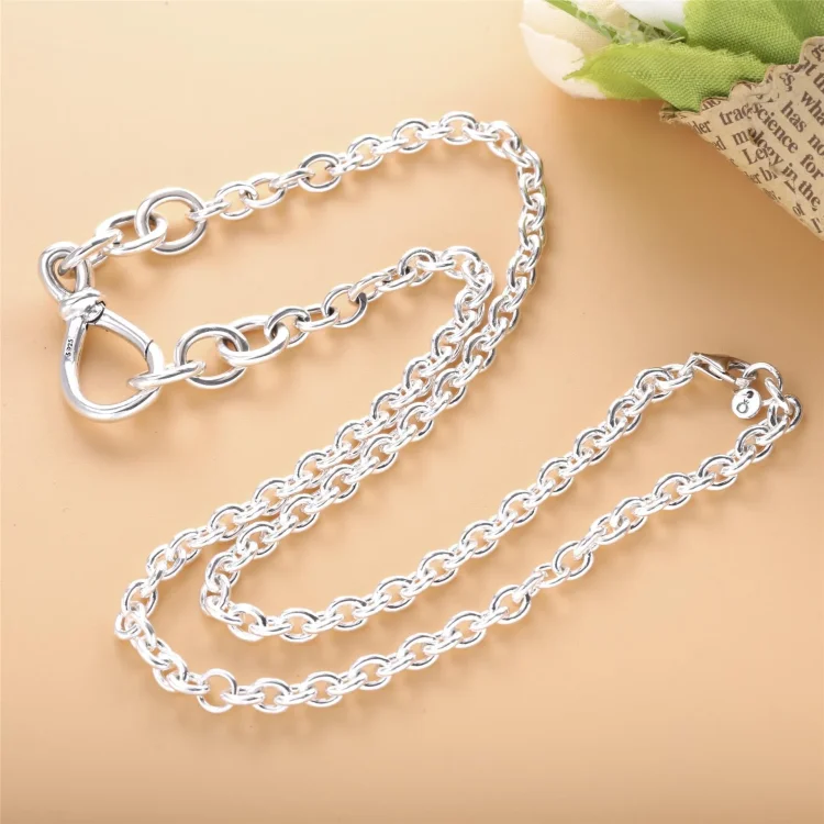 PANDORA Ogrlica z verižico Chunky Infinity Knot - 398902C00