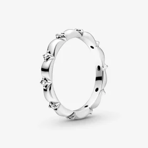 (slika za) PANDORA prstan s trakom s cvetnimi lističi - 198791C01