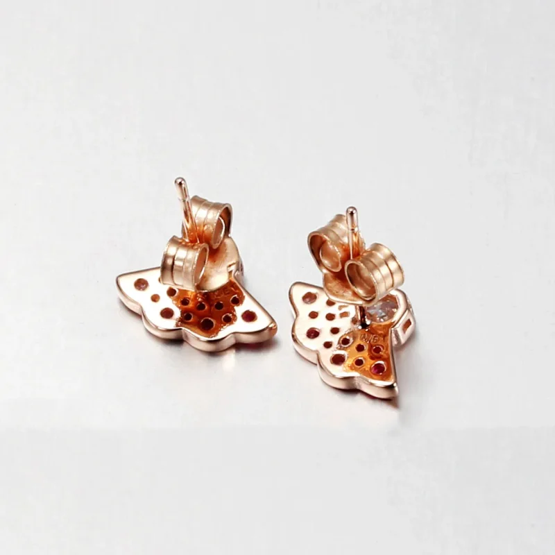 (slika za) PANDORA Rožnati pahljačasti uhani - 288194C01 - Ogled 4